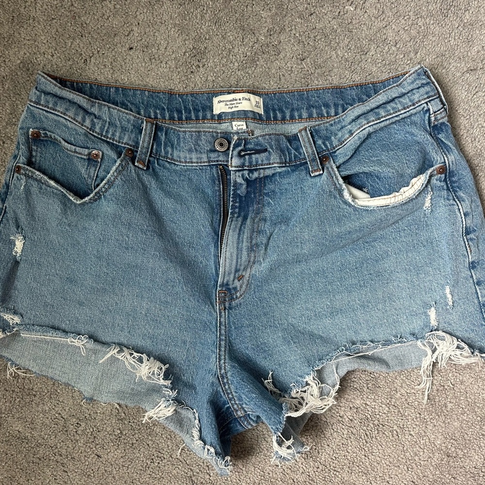 Denim Distressed Women Shorts